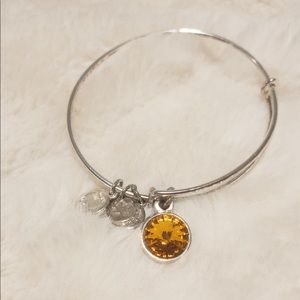 Alex and Ani November birth stone bracelet
